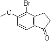 4-Bromo-5-methoxy-1-indanone molecular structure (CAS 436803-36-0)