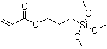 (3-Acryloxypropyl)trimethoxysilane molecular structure (CAS 4369-14-6)