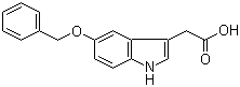 5-苄氧基吲哚-3-乙酸分子结构 (CAS 4382-53-0)