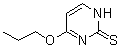 结构式 CAS# 438219-92-2, 4-丙氧基-2(1H)-嘧啶硫酮