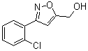3-(2-氯苯基)-5-异恶唑甲醇分子结构 (CAS 438565-33-4)