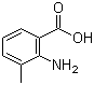 structure of CAS# 4389-45-1, 3-Methylanthranilic acid;2-Amino-3-methylbenzoic acid