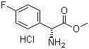 Methyl D-2-(4-fluorophenyl)glycinate hydrochloride molecular structure (CAS 439213-22-6)
