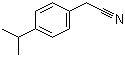 4-异丙基苯乙腈分子结构 (CAS 4395-87-3)