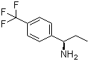 (R)-1-[4-(Trifluoromethyl)phenyl]propylamine molecular structure (CAS 439811-20-8)