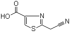 2-Cyanomethylthiazole-4-carboxylic acid molecular structure (CAS 439905-17-6)