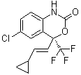 (4S)-6-氯-4-[(1E)-2-环丙基乙烯基]-1,4-二氢-4-(三氟甲基)-2H-3,1-苯并恶嗪-2-酮分子结构 (CAS 440124-96-9)