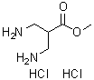 结构式 CAS# 440644-06-4, 3-氨基-2-(氨基甲基)丙酸甲酯二盐酸盐
