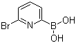 结构式 CAS# 440680-34-2, 6-溴吡啶-2-硼酸