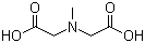 N-甲基亚氨二乙酸分子结构 (CAS 4408-64-4)