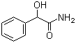structure of CAS# 4410-31-5, (+/-)-Mandelamide;2-Hydroxy-2-phenylacetamide