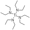 四(二乙氨基)钛分子结构 (CAS 4419-47-0)