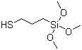 structure of CAS# 4420-74-0, Trimethoxysilylpropanethiol;(3-Mercaptopropyl)trimethoxysilane
