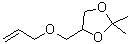 structure of CAS# 4421-23-2, 4-Allyloxymethyl-2,2-dimethyl-1,3-dioxolane;Allyl solketyl ether; Glycerol acetonide allyl ether