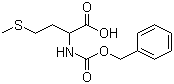 结构式 CAS# 4434-61-1, N-苄氧羰基-DL-蛋氨酸