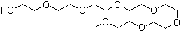 Heptaethylene glycol monomethyl ether molecular structure (CAS 4437-01-8)