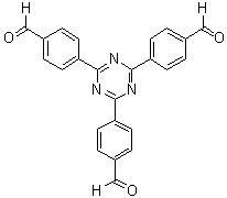 4,4',4''-(1,3,5-Triazine-2,4,6-triyl)tris[benzaldehyde] molecular structure (CAS 443922-06-3)