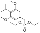Diethyl (4-isopropyl-3,5-dimethoxybenzyl)phosphonate molecular structure (CAS 443982-76-1)