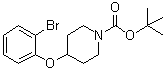 tert-Butyl 4-(2-bromophenoxy)piperidine-1-carboxylate molecular structure (CAS 444605-55-4)