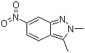 2,3-Dimethyl-6-nitro-2H-indazole molecular structure (CAS 444731-73-1)