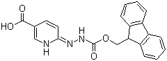 结构式 CAS# 444794-69-8, 6-[2-[(9H-芴-9-甲氧基)羰基]肼基]-3-吡啶羧酸