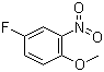structure of CAS# 445-83-0, 4-Fluoro-2-nitroanisole