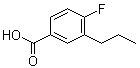 structure of CAS# 445018-80-4, 4-Fluoro-3-propylbenzoic acid