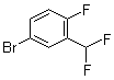 4-Bromo-2-difluoromethyl-1-fluorobenzene molecular structure (CAS 445303-69-5)