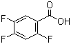 结构式 CAS# 446-17-3, 2,4,5-三氟苯甲酸