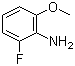 structure of CAS# 446-61-7, 2-Fluoro-6-methoxyaniline