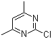 结构式 CAS# 4472-44-0, 2-氯-4,6-二甲基嘧啶