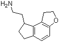 2,6,7,8-四氢-1H-茚并[5,4-b]呋喃-8-乙胺分子结构 (CAS 448964-37-2)