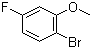 2-溴-5-氟苯甲醚分子结构 (CAS 450-88-4)