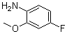 structure of CAS# 450-91-9, 2-Methoxy-4-fluoroaniline