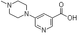 5-(4-Methylpiperazin-1-yl)nicotinic acid molecular structure (CAS 450368-31-7)