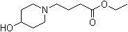 Ethyl 4-hydroxypiperidinebutanoate molecular structure (CAS 451455-64-4)