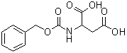 structure of CAS# 4515-21-3, N-(Benzyloxycarbonyl)-DL-aspartic acid;2-[[Benzyloxycarbonyl]amino]succinic acid