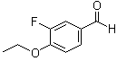 structure of CAS# 452-00-6, 4-Ethoxy-3-fluorobenzaldehyde;3-Fluoro-4-ethoxybenzaldehyde