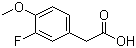 结构式 CAS# 452-14-2, 3-氟-4-甲氧基苯乙酸