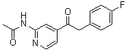 N-[4-[(4-Fluorophenyl)acetyl]-2-pyridinyl]acetamide molecular structure (CAS 452056-81-4)