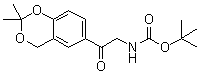 结构式 CAS# 452339-71-8, N-(2-(2,2-二甲基-4H-1,3-苯并二恶英-6-基)-2-氧代乙基)氨基甲酸叔丁酯