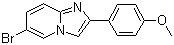 6-溴-2-(4-甲氧基苯基)咪唑并[1,2-a]吡啶分子结构 (CAS 452967-40-7)