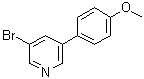 5-(4-甲氧基苯基)-3-溴吡啶分子结构 (CAS 452972-07-5)