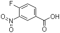 structure of CAS# 453-71-4, 4-Fluoro-3-nitrobenzoic acid;3-Nitro-4-fluorobenzoic acid