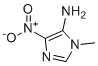 structure of CAS# 4531-54-8, 1-Methyl-4-nitro-1H-imidazol-5-amine;3-methyl-5-nitroimidazol-4-amine