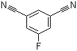 3,5-二氰基氟苯分子结构 (CAS 453565-55-4)