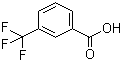 结构式 CAS# 454-92-2, 3-三氟甲基苯甲酸
