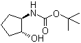 [(1R,2R)-2-Hydroxycyclopentyl]carbamic acid 1,1-dimethylethyl ester molecular structure (CAS 454170-16-2)
