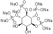 D-myo-Inositol 1,4,5,6-tetrakis(dihydrogen phosphate) octasodium salt molecular structure (CAS 454199-76-9)
