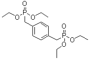 1,4-二甲苯亚基双(二乙基膦酸酯)分子结构 (CAS 4546-04-7)